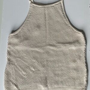 Banana Republic Ivory Crochet Knit Top